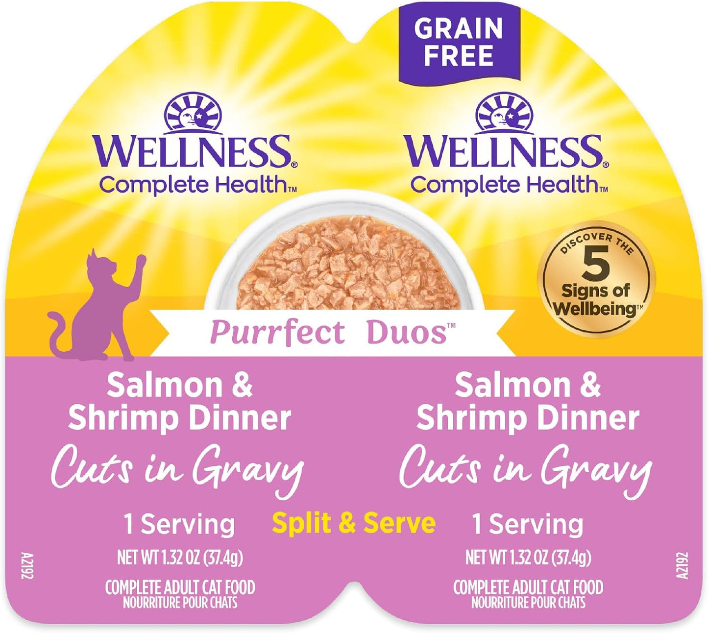 Wellness-Complete-Health-Purrfect-Duos,-Cuts-in-Gravy,-Adult-Wet-Cat-Natural,-Grain-Free,-Ounce256