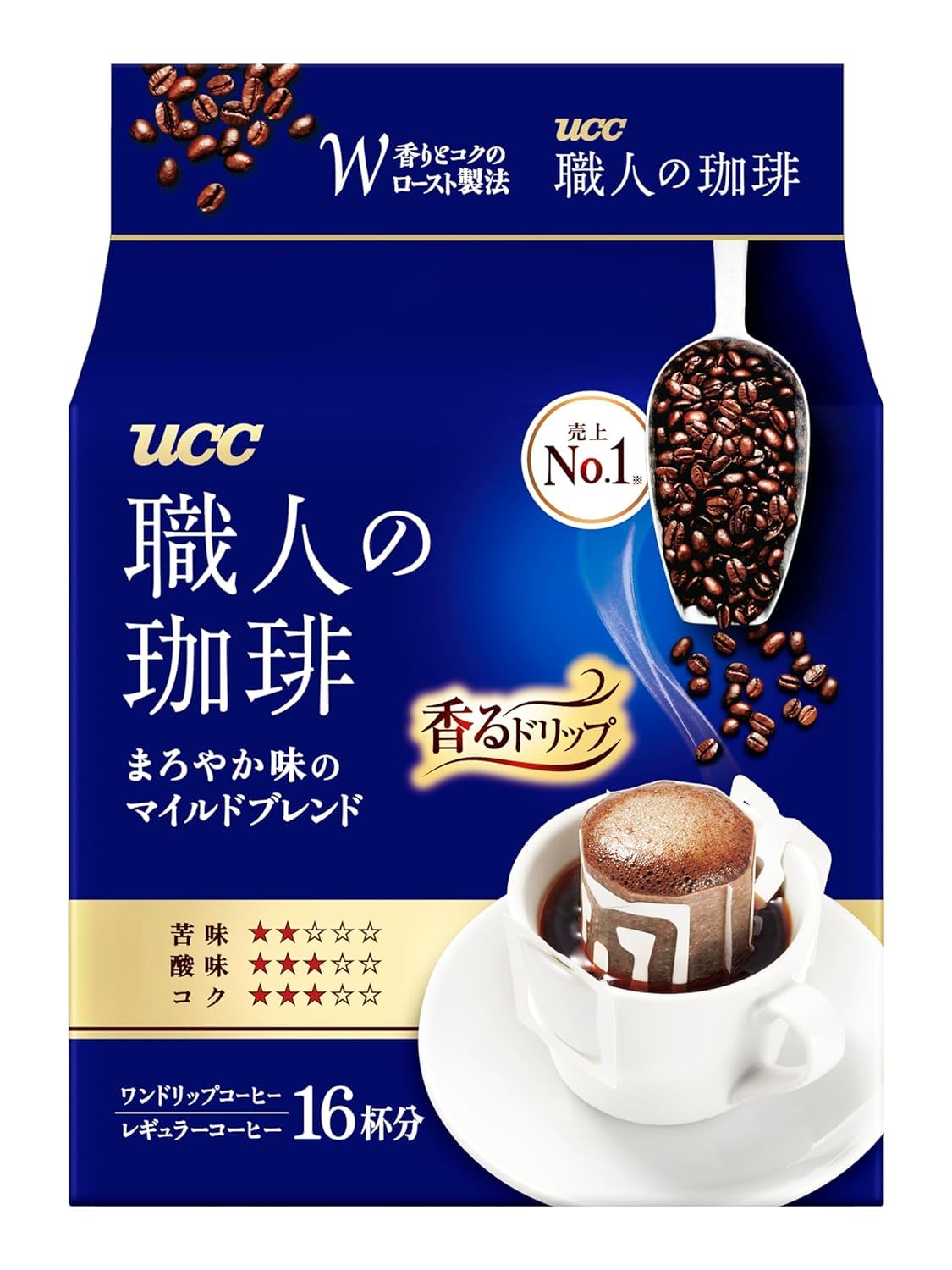 UCC-Shokunin-Coffee-Mild-Blend,-Single-Serve-Japanese-Style-Pour-Over-Coffee,-Imported-507