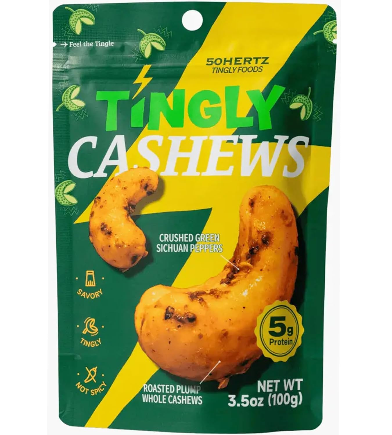 50Hertz-Tingly-Cashews-3.5-oz-(100g)-Bag,-Premium-Roasted-Cashews-with-Green-Pepper-Peppercorn)-57