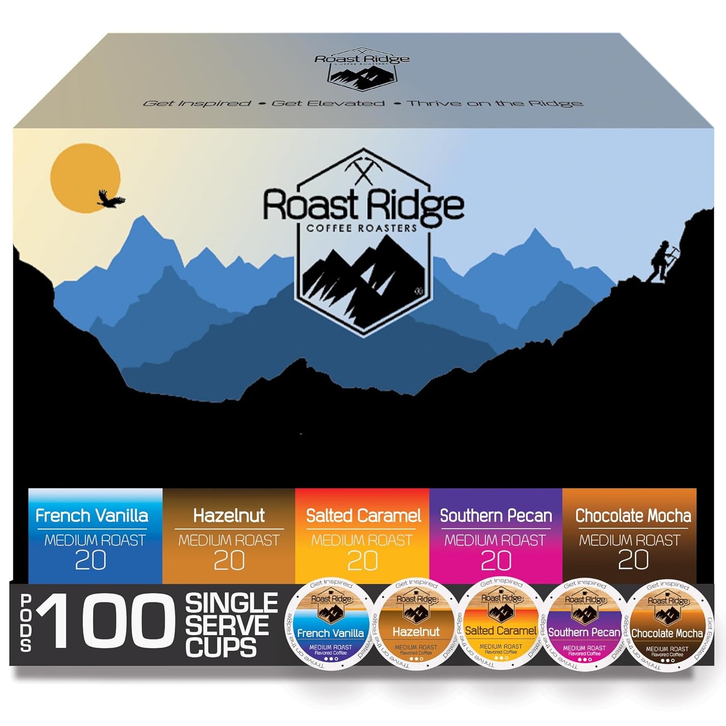 Roast-Ridge-Single-Serve-Coffee-Pods-for-Keurig-K-Cup-Brewers,-Variety-Pack,-100-3059