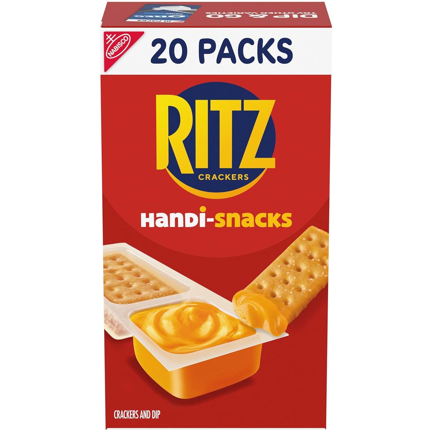 Handi-Snacks-RITZ-Crackers-'N-Cheesy-Dip-Snack-Packs,-20-Snack-Packs--|-Individually-Wrapped--2733
