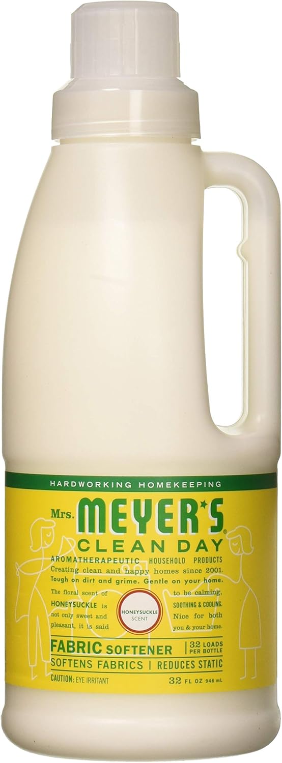 MRS.-MEYER'S-CLEAN-DAY,-Fabric-Softener,-Honysuckle,-Pack-of-6,-1086