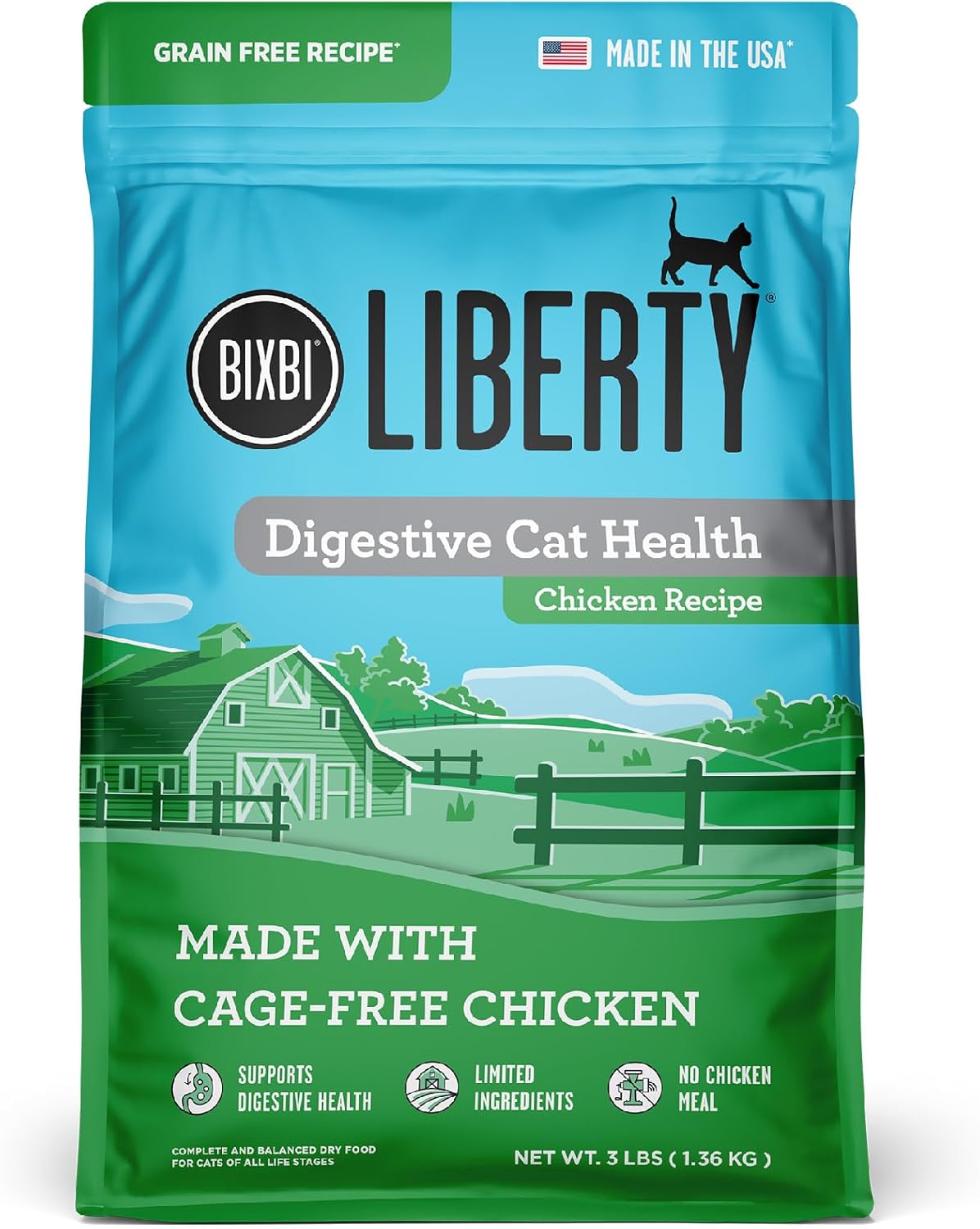 BIXBI-Liberty-Dry-Food-Digestive-Cat-Health-Chicken-1669