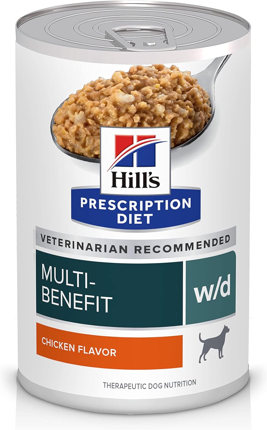 Hill's-Prescription-Diet-w/d-Multi-Benefit-Digestive/Weight/Glucose/Urinary-Management-Wet-Dog-Food,-Chicken,-13-oz.-1934