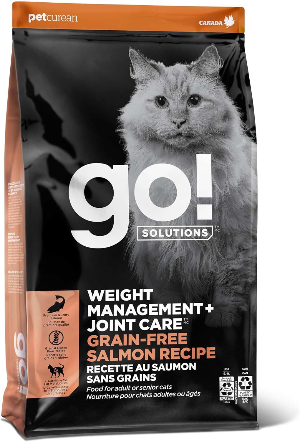 Go!-Solutions-Weight-Management-+-Joint-Care,-Grain-Free-Dry-Cat-Food,-Recipe,-lb--589