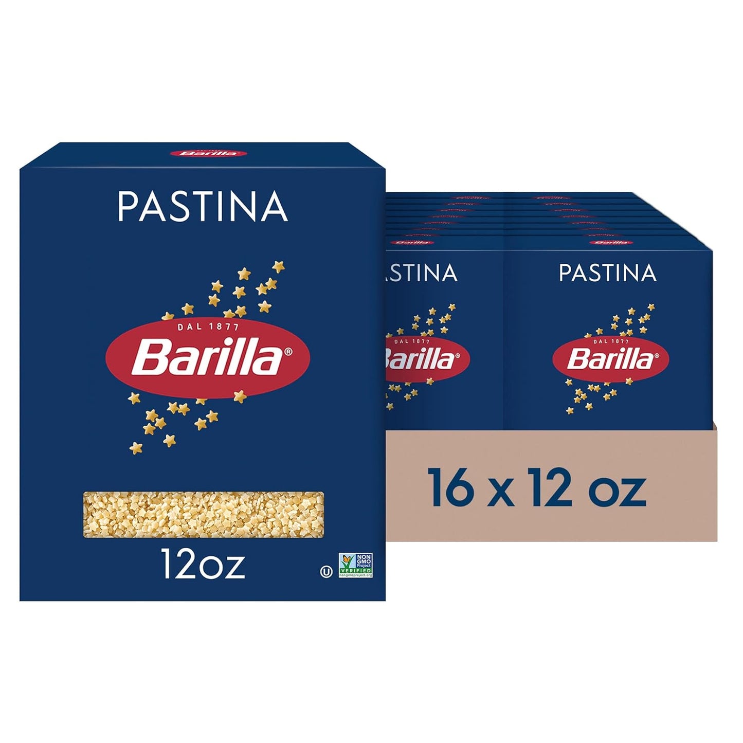 Barilla-Pastina-Pasta,-12-oz.-Box-(Pack-of-16)-Non-GMO-812