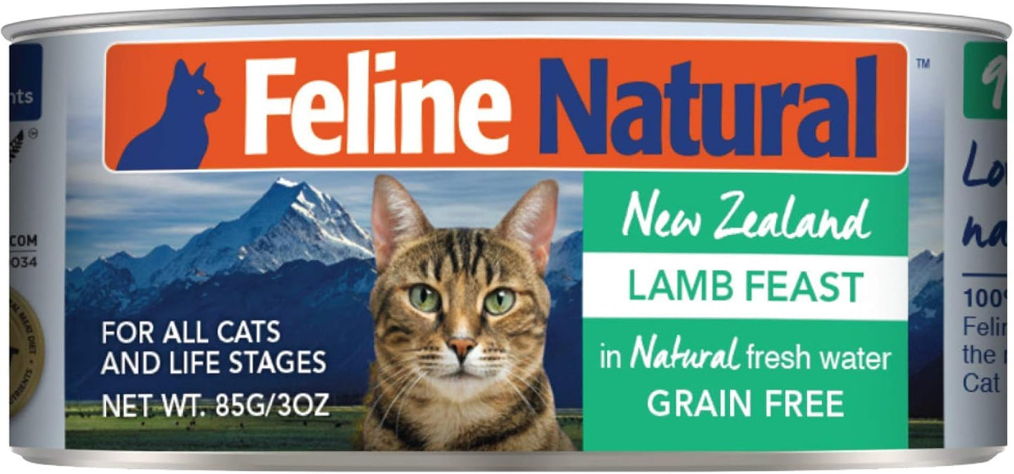 Feline-Natural-New-Zealand-Canned-Catfood-Wet-Food,-High-Meat,-Low-Carb,-&-Free-Food-Lamb162