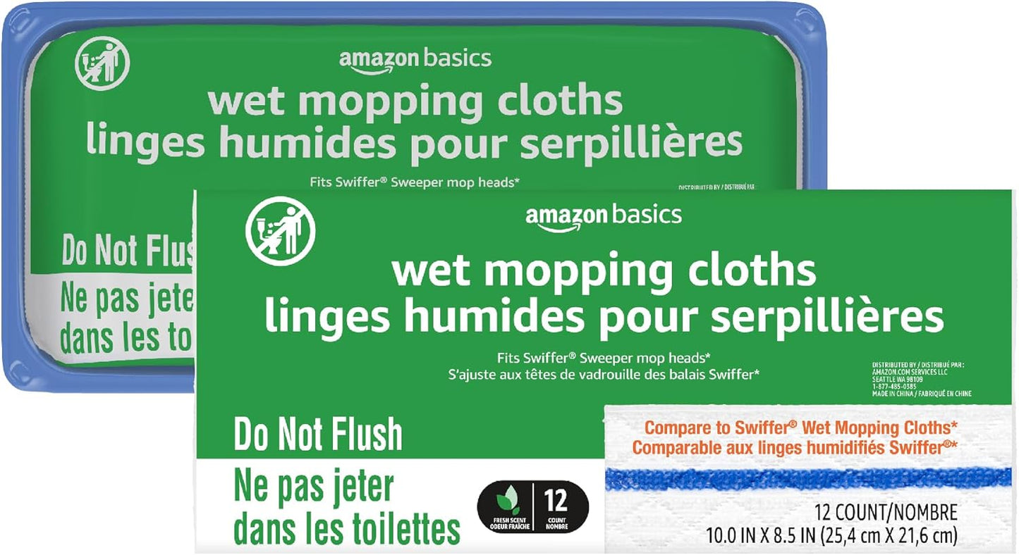 Amazon-Basics-Wet-Mopping-Cloth-Refills,-Multi-Surface-Floor-Cleaning,-Fresh-Scent,-Low-Streak,-Disposable,-24-2104