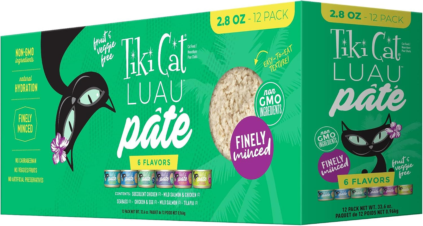 Tiki-Cat-Luau-Pâté-Variety-Pack,-Succulent-Combinations-of-Real-Protein,-Grain-Free-Balanced-1443