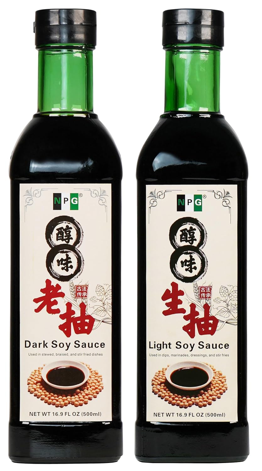 NPG-Premium-Light-and-Dark-Soy-Sauce-Set-16.9-FL-Oz-(Pack-905