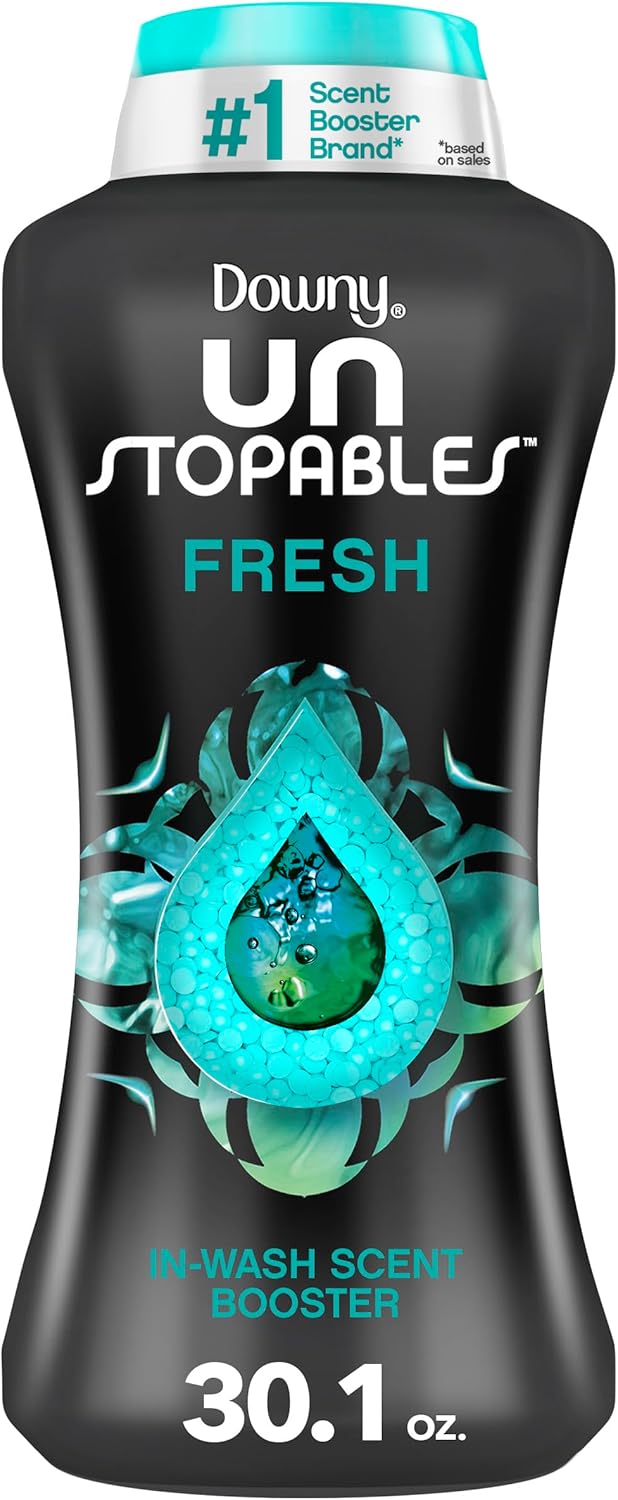 Downy-Unstopables-In-Wash-Laundry-Scent-Booster-Beads,-Fresh,-30.1-oz-4106