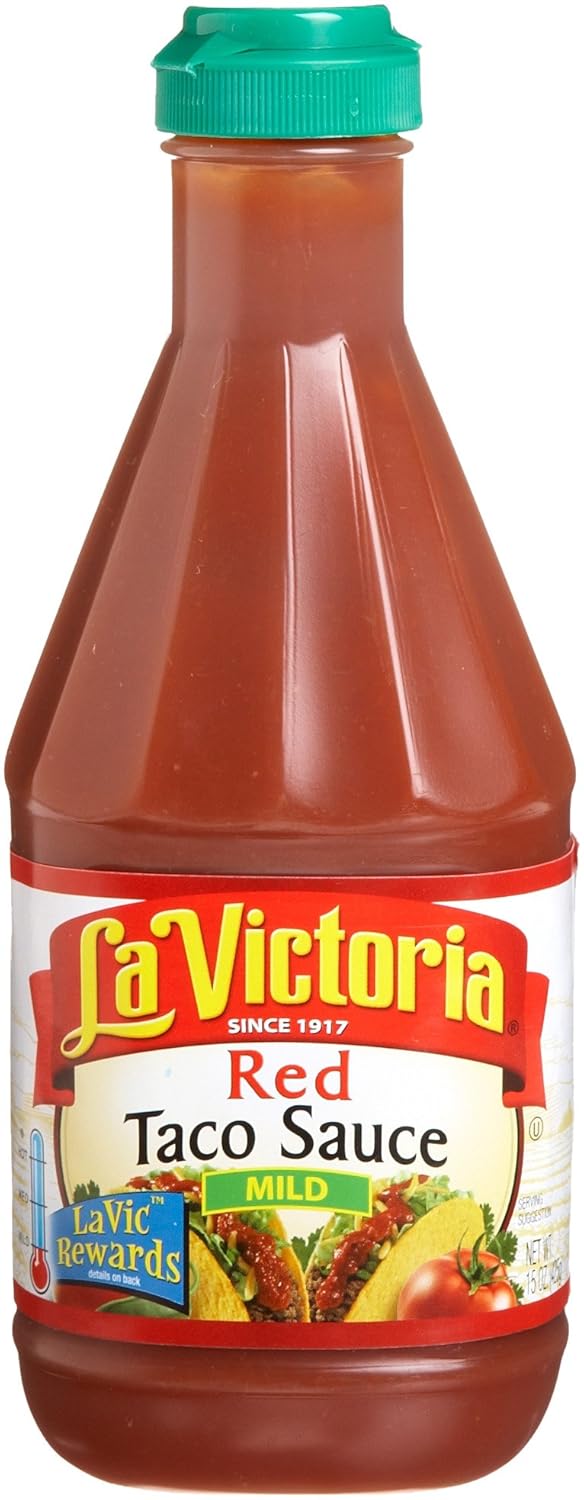 La-Victoria-Red-Taco-Sauce,-Mild,-15-Ounce---------1983