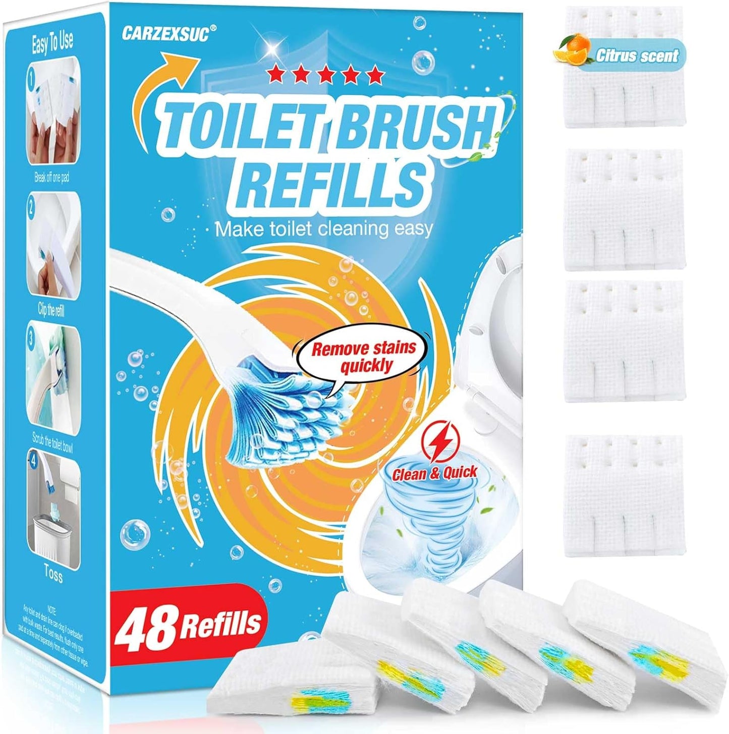 Toilet-Cleaner-Refill-Pads-48-Refills-Citrus-Scent-Toilet-Scrubber-823