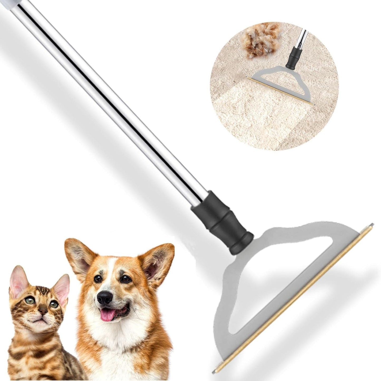 Pet-Hair-Remover-for-Carpets,-Adjustable-Long-Handle-Carpet-Rake-4850