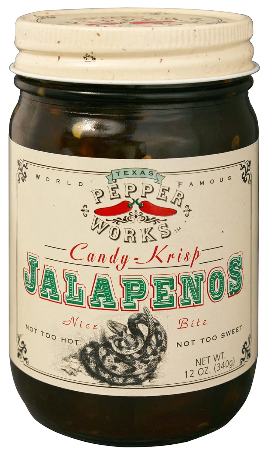 Texas-Pepper-Works-Krisp-Candy,-Jalapenos,-12-Ounce-(Pack-of-4)---125