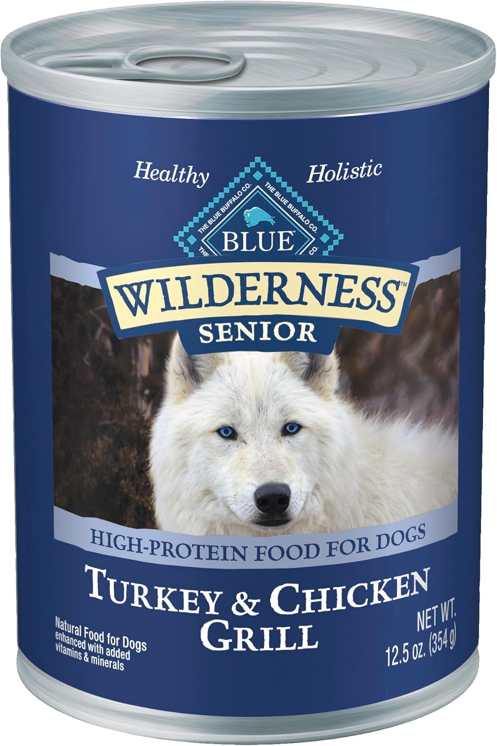 Blue-Buffalo-Wilderness-Natural-High-Protein-Wet-Food-for-Senior-Dogs,-Turkey-&-2037