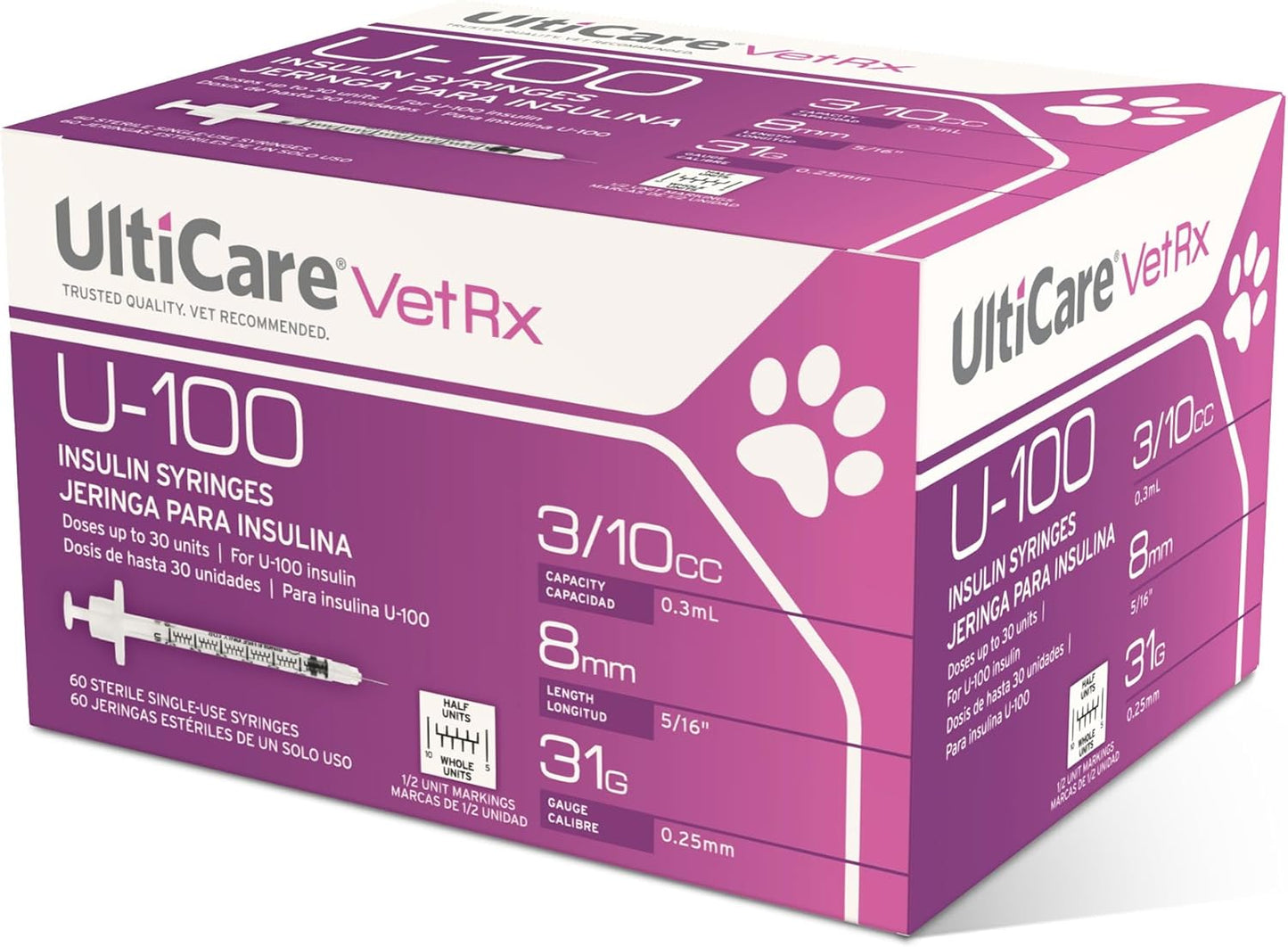 UltiCare-VetRx-U-100-Pet-Insulin-Syringes,-Comfortable-&-Accurate-Dosing-of-Insulin-for-1708