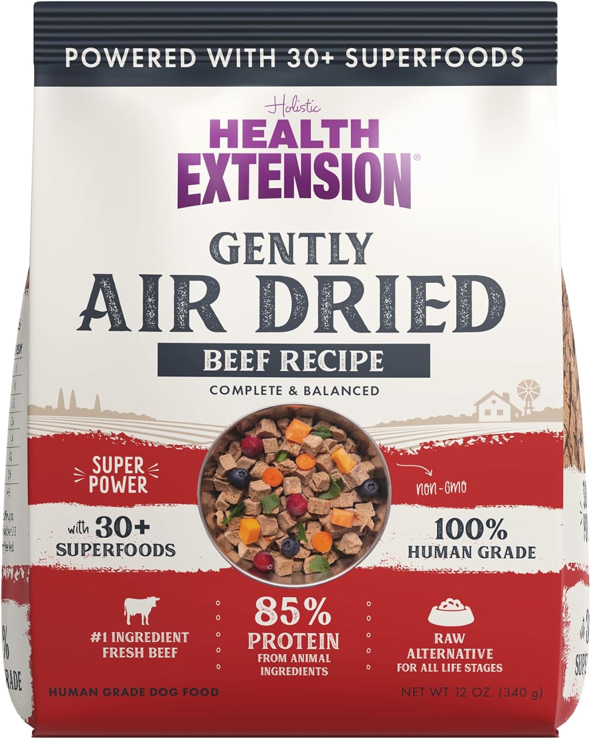 Health-Extension-Gently-Air-Dried-Beef-Dog-Food,-(12oz,-340-g)-–-Complete-451