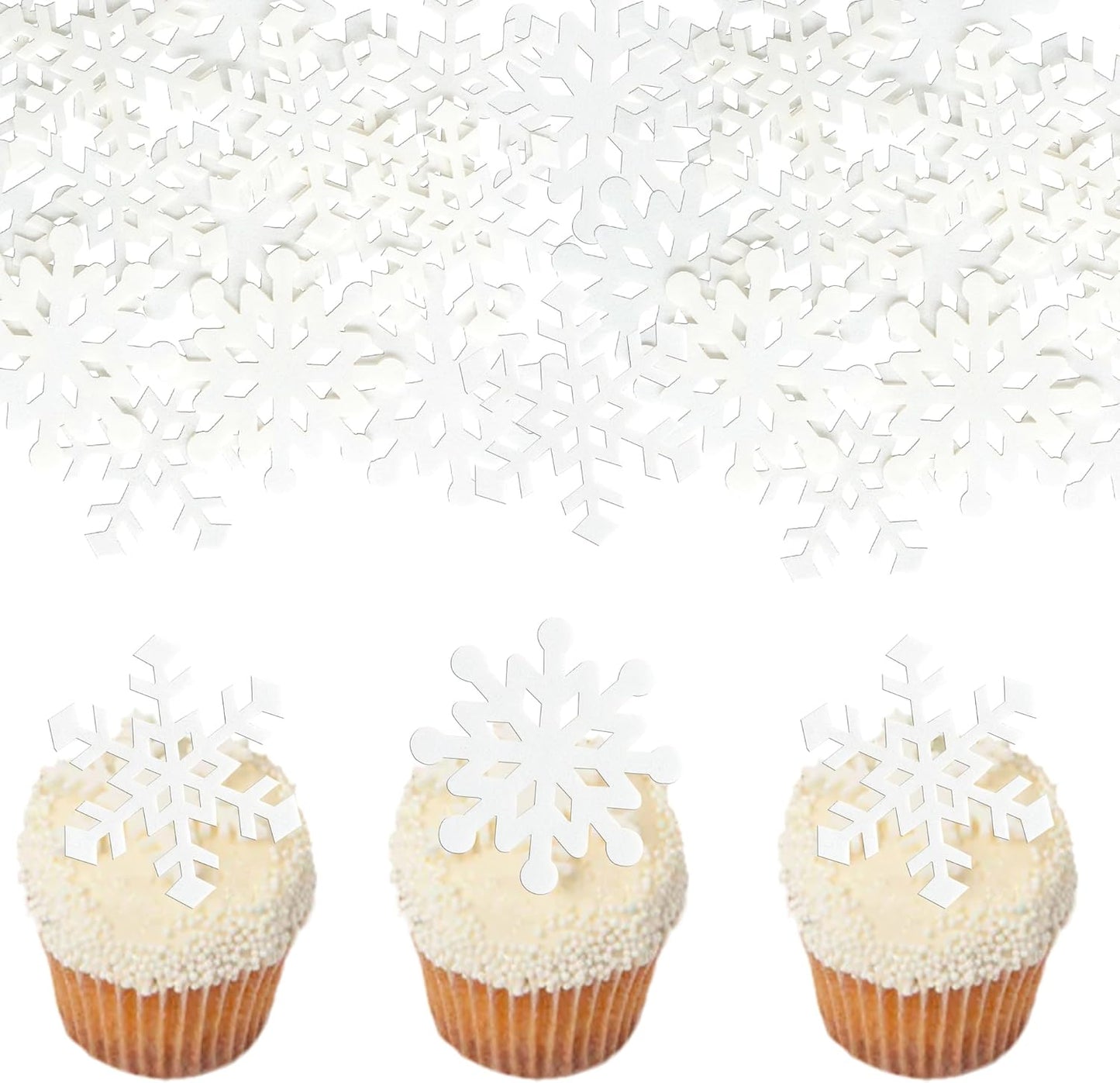 Ephlyn-60Pcs-Edible-Cupcake-Toppers-Snowflake-Cake-Picks-Winter-Merry-Christmas-Baby-Decorations-Theme-1849