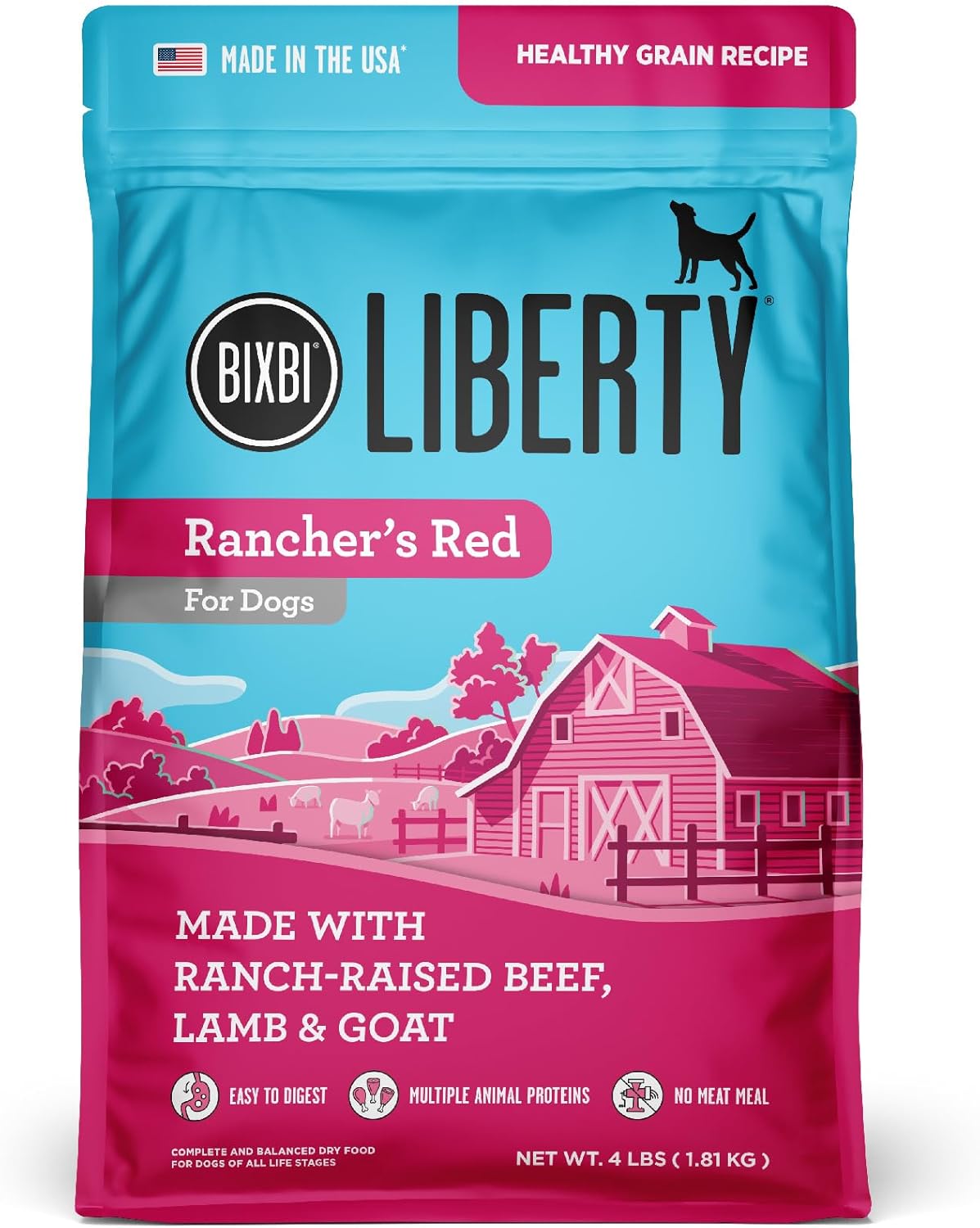 BIXBI-Liberty-Ancient-Grains-Dry-Dog-Food,-Rancher’s-Red-Recipe-–-Fresh-Meat,-1743