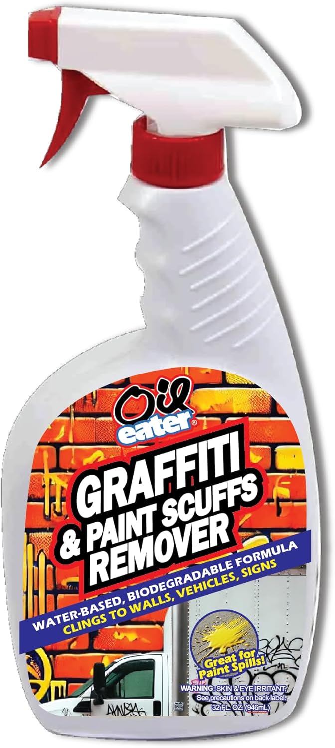 Pro-Strength-Cleaner-for-Graffiti,-Paint-Scuff,-Overspray,-Paint-Spills,-Permanent-Markers---Brick-Walls,-1070