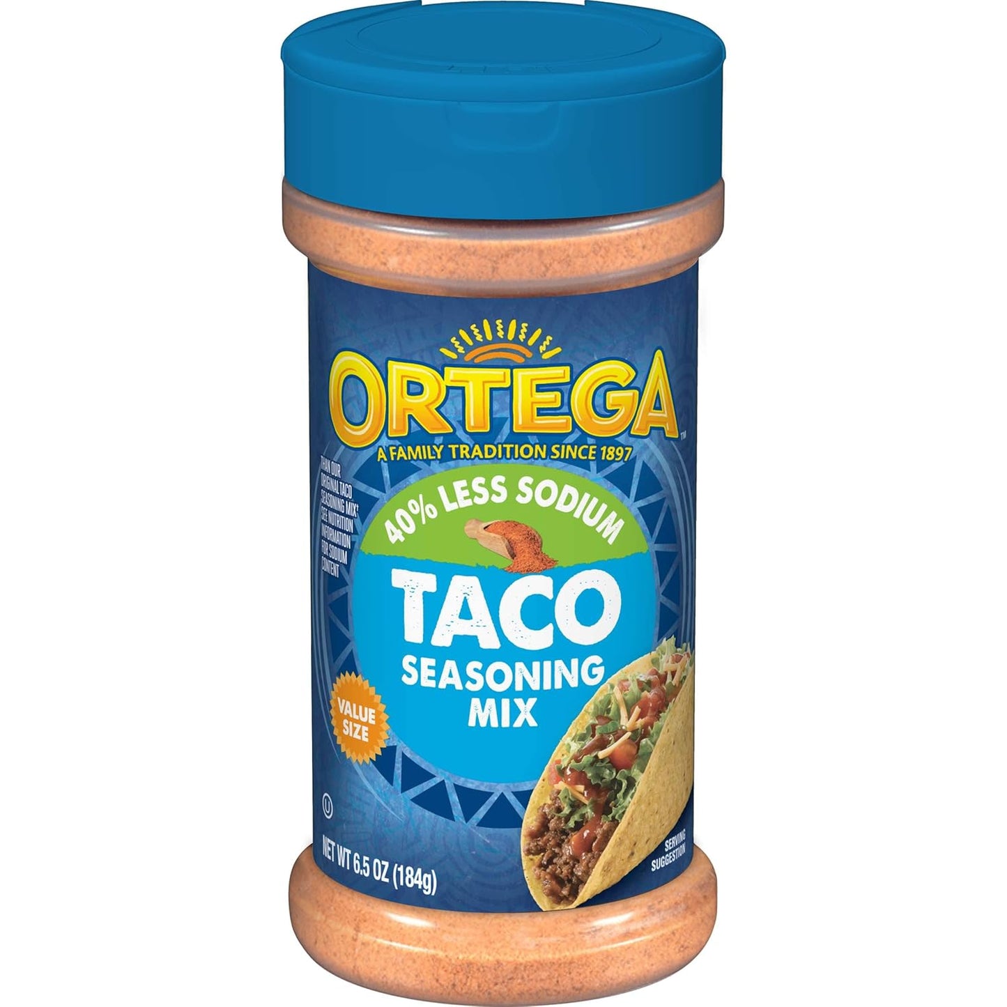 Ortega-Seasoning-Mix,-0.4-menos-de-Taco-de-sodio,-6.5---2124