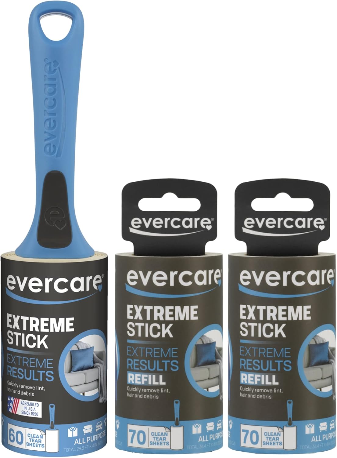 Evercare-Extreme-Stick-Lint-Roller-for-Clothing-and-Furniture,-with-1077