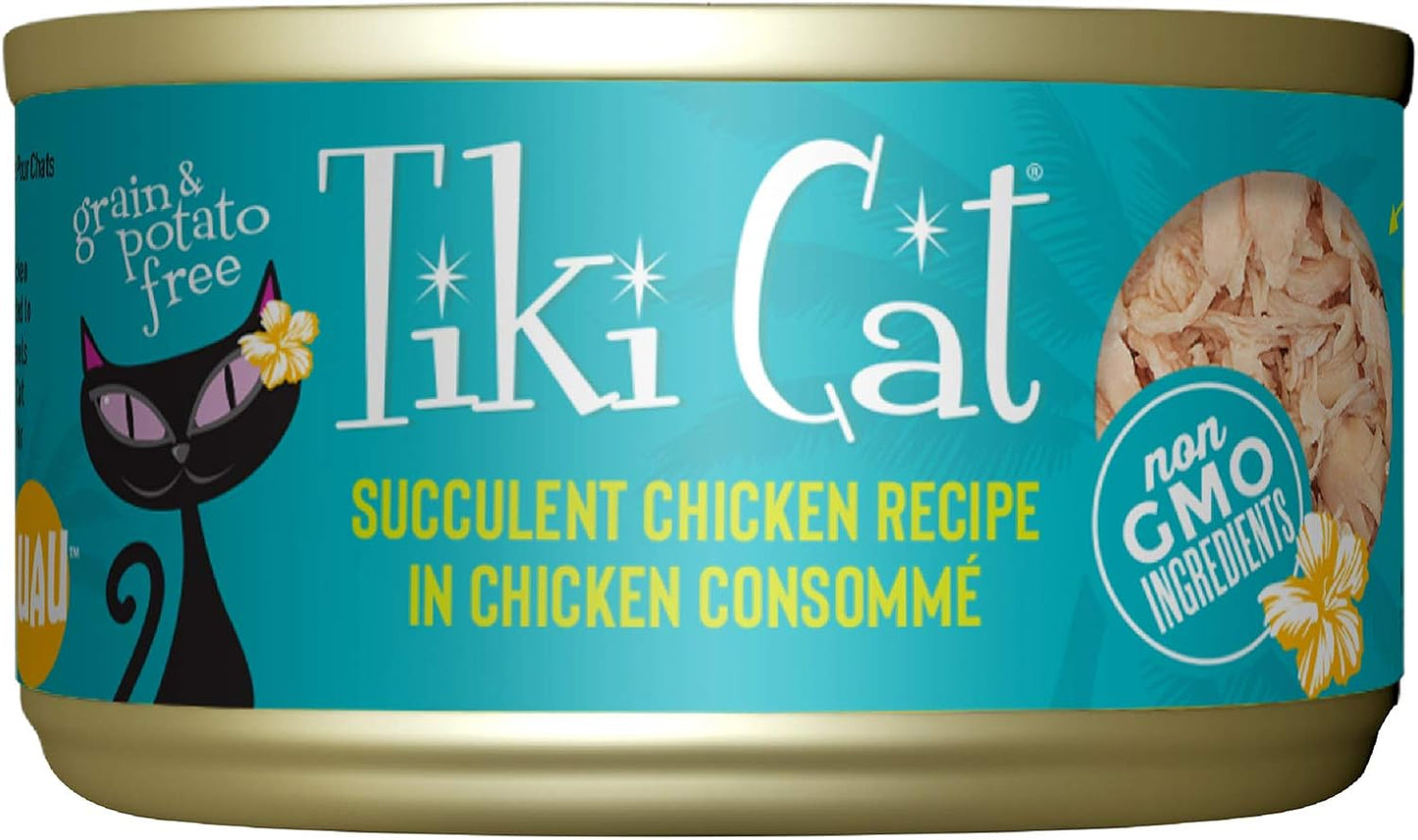 Tiki-Cat-Luau-Shredded-Meat,-Succulent-Chicken-Recipe-in-Chicken-Consumme,-Balanced-Wet-Cat1594