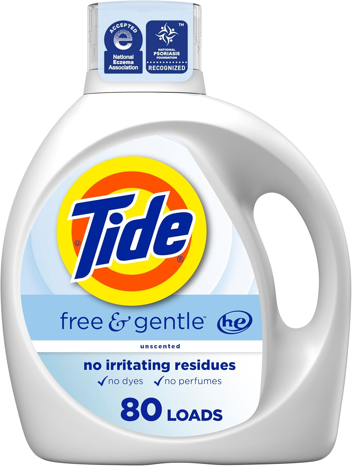 Tide-Free-&-Gentle-Liquid-Laundry-Detergent,-105-fl-oz,-4102