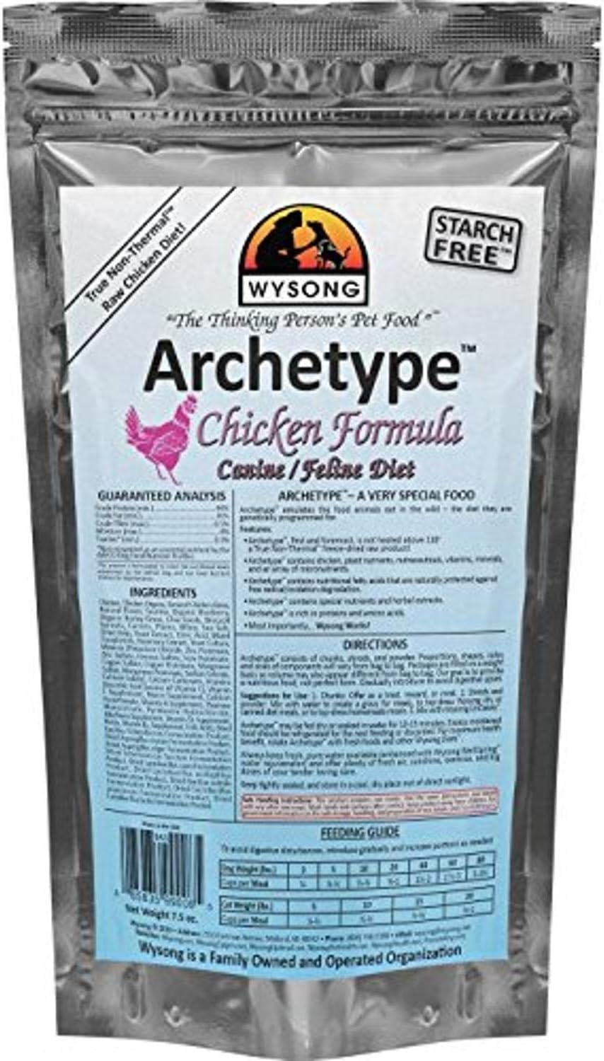 Wysong-Archetype-Chicken-Raw-Formula-Canine/Feline-Diet-Dog/Cat-Food---7.5-Bag----413