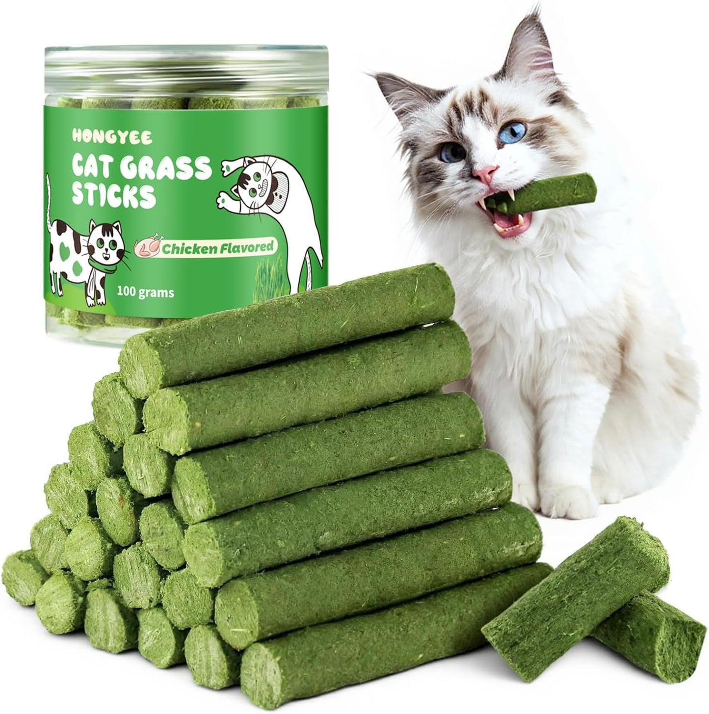 20Pcs-Cat-Grass-Stick-Snacks-(100g),-Freeze-Dried-Snacks,-Catnip,-for-Cat-Dental-Care-373