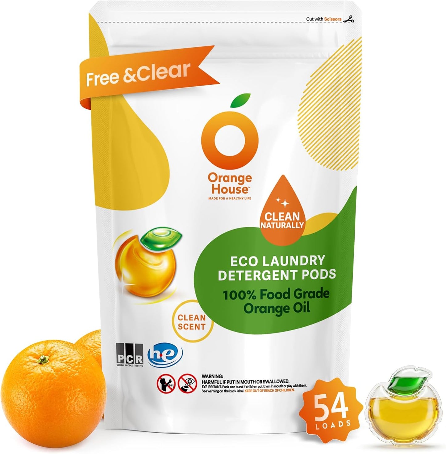 ORANGE-HOUSE-Laundry-Detergent-Pods,-Natural-Plant-Based-Detergent-with-Orange-Oil-|-170
