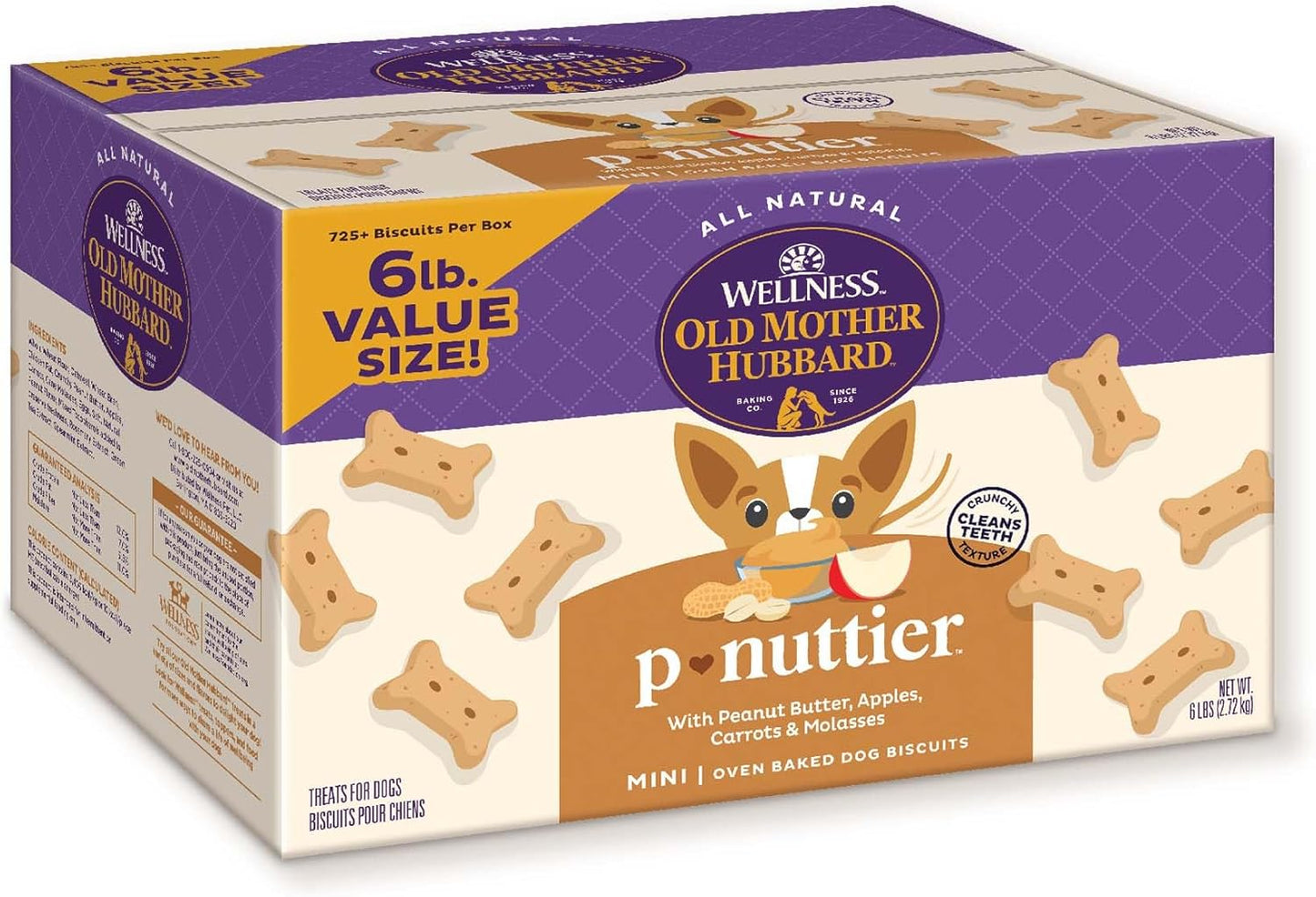 Wellness-P-Nuttier-Dog-Biscuits,-Natural,-Training-Treats,-Peanut-4237