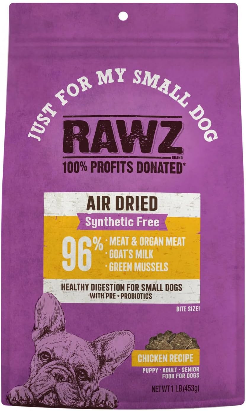 Rawz-Air-Dried-Small-Dog-Food,-Chicken-Recipe-with-Goat's-Milk,-Pre-Probiotics,-Synthetic-437