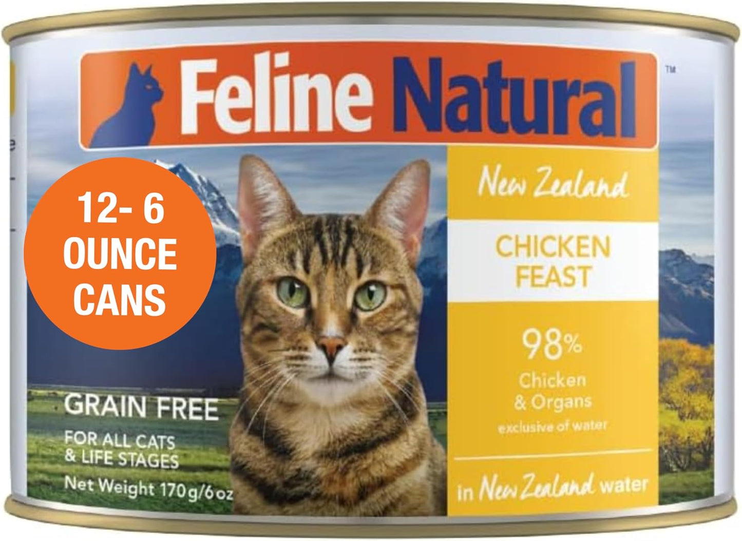 Feline-Natural-New-Zealand-Canned-Catfood-Wet-Food,-High-Meat,-Low-Carb,-&-Free-Food-Chicken1045