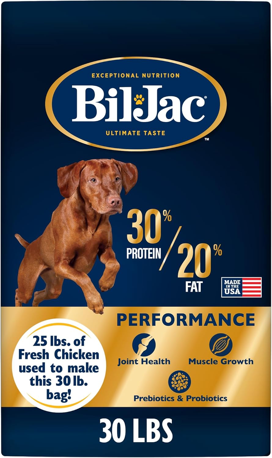 Bil-Jac-30/20-Performance-Dry-Dog-Food,-High-Energy-Chicken-Recipe,-30-lb---583