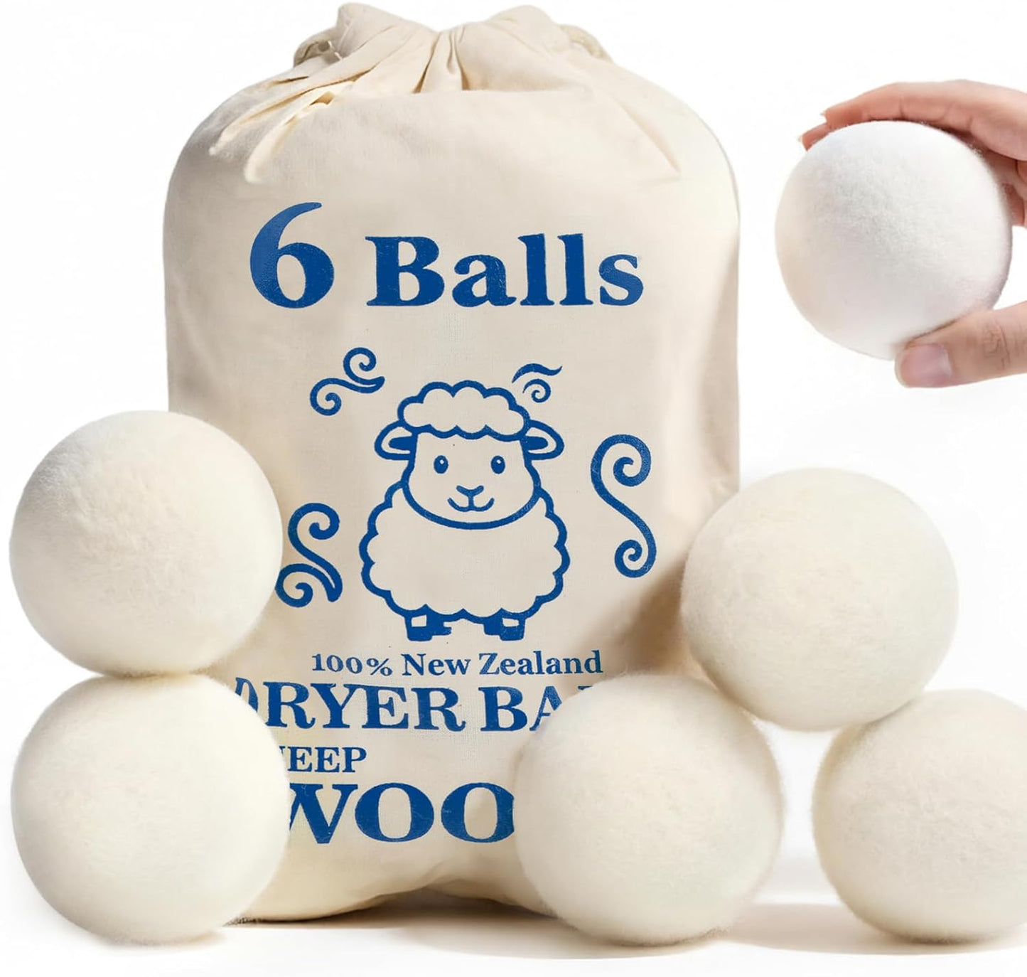 Wool-Dryer-Balls,-New-Zealand-Dryer-Balls-Laundry-Reusable-Reduce-Static-Cling,-1536