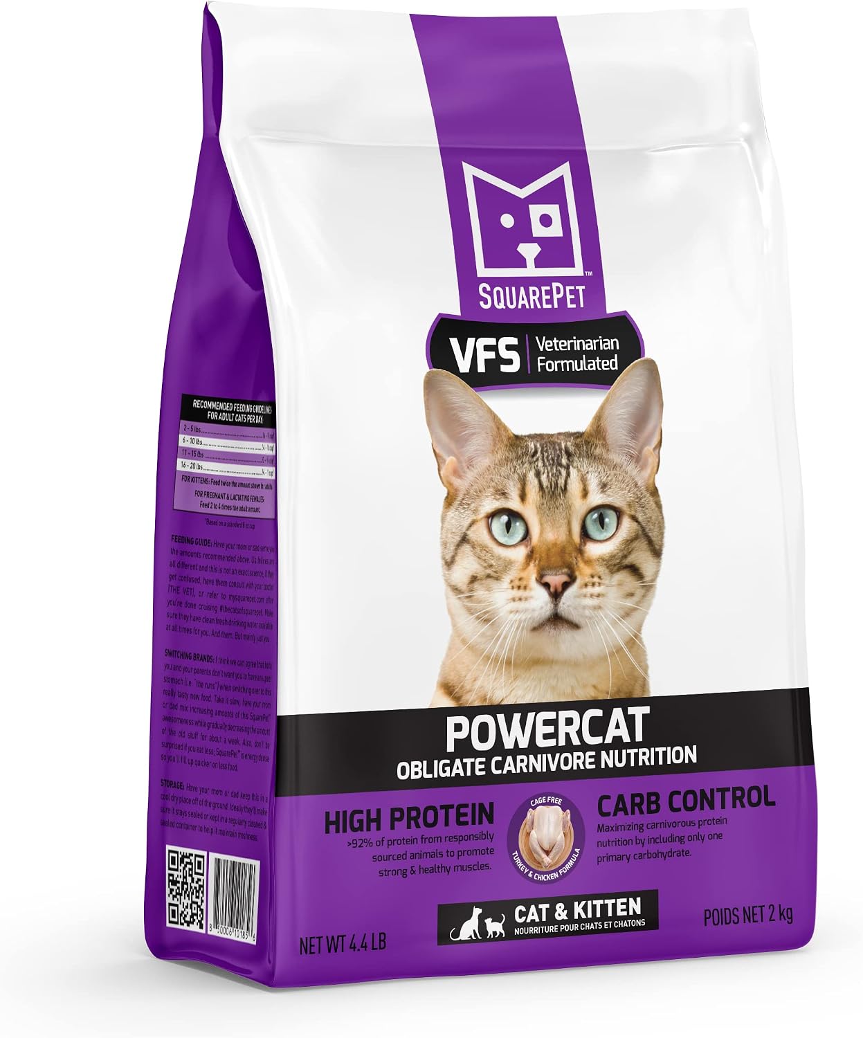SquarePet---VFS®-Powercat™-Turkey-&-Chicken-Feline-4.4lb-----450