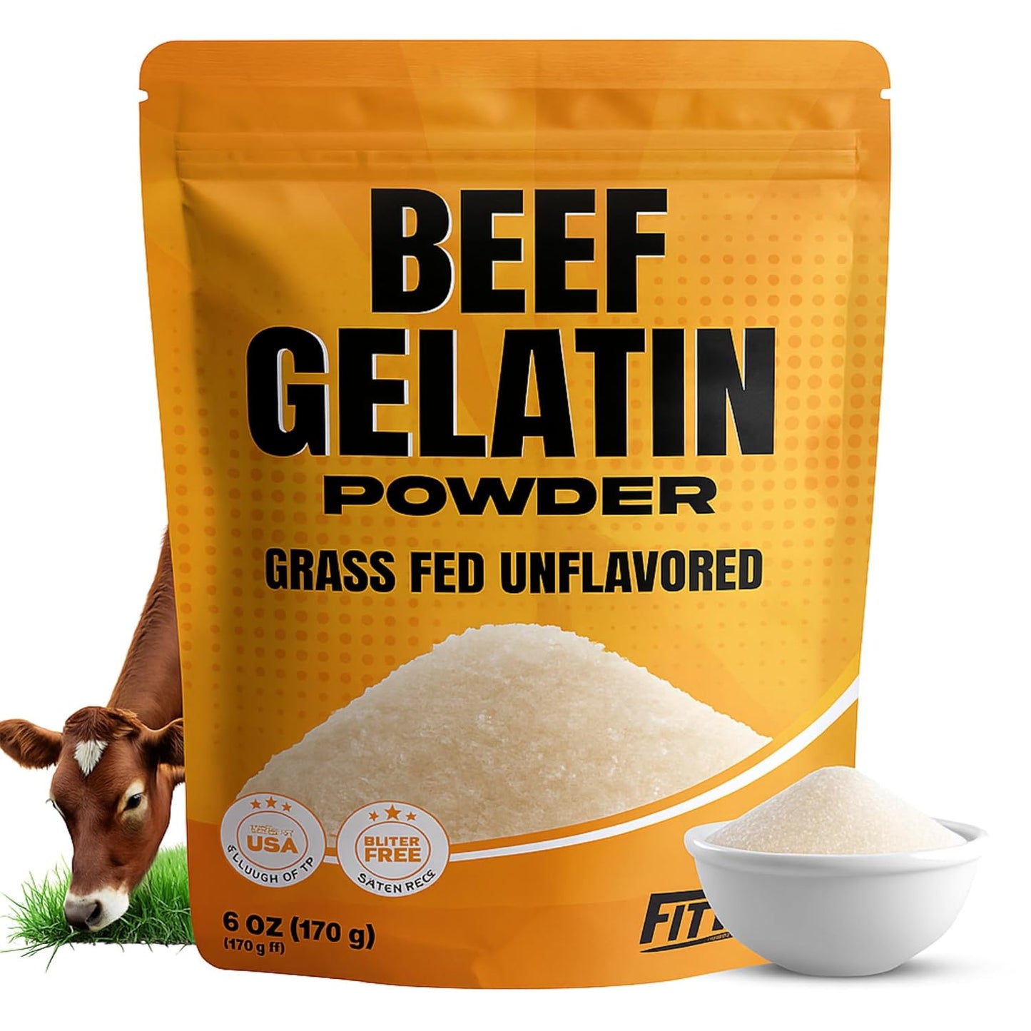 Beef-Gelatin-Powder-6-oz---Grass-Fed,-Unflavored,-Non-GMO---Premium-Thickening-for-&-2287
