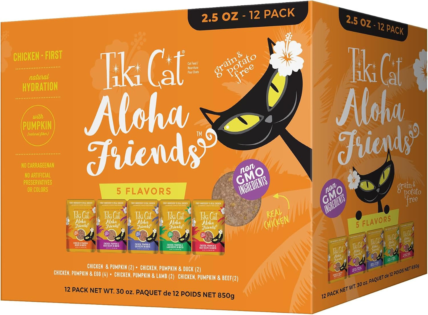 Tiki-Cat-Aloha-Friends-Variety-Pack,-Meaty-Flavors-Mixed-with-Pumpkin,-Wet,-High-Protein-1774