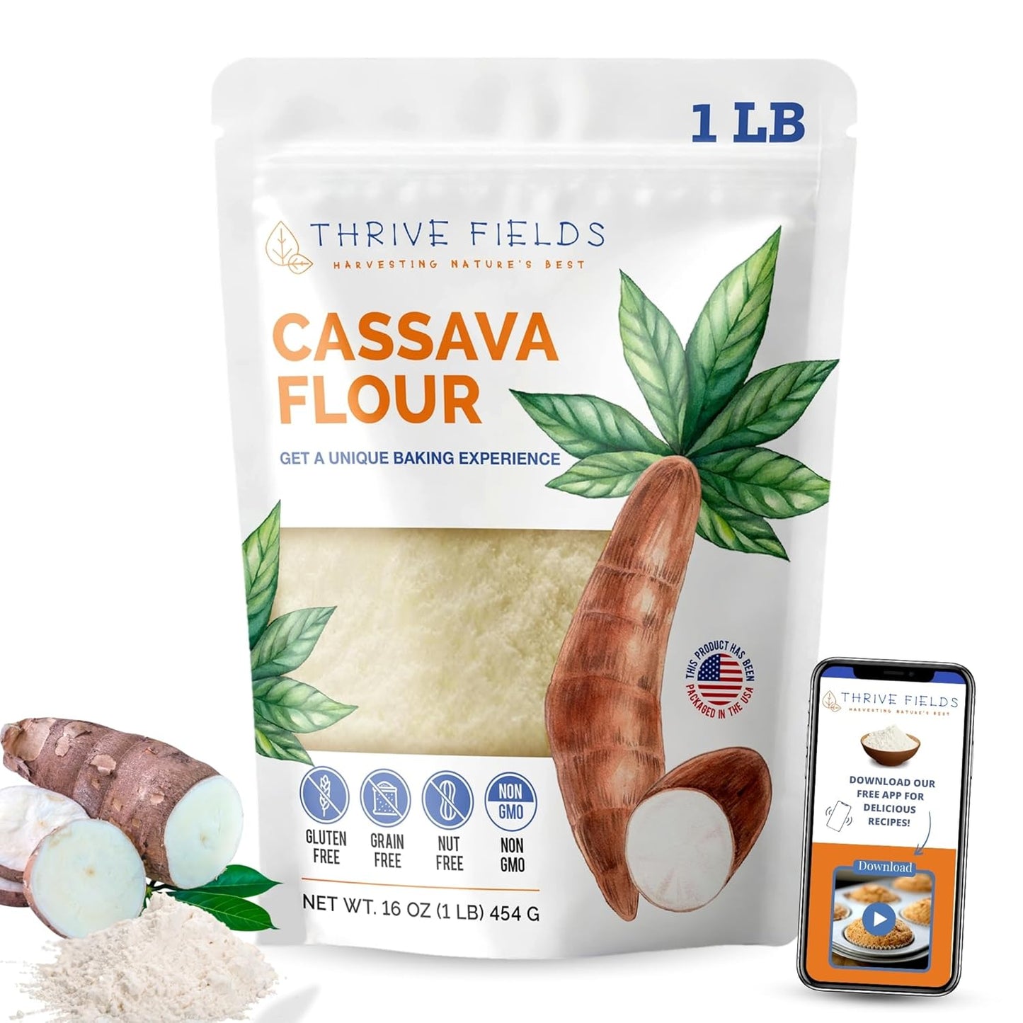 THRIVE-FIELDS-Cassava-Flour---All-Purpose-Yuca-Root-Flour-for-Baking---and-Free,-494