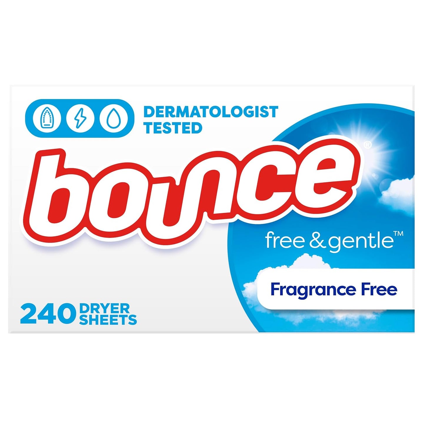 Bounce-Free-&-Gentle-Dryer-Sheets,-240-Sheets,-Unscented-Fabric-4138
