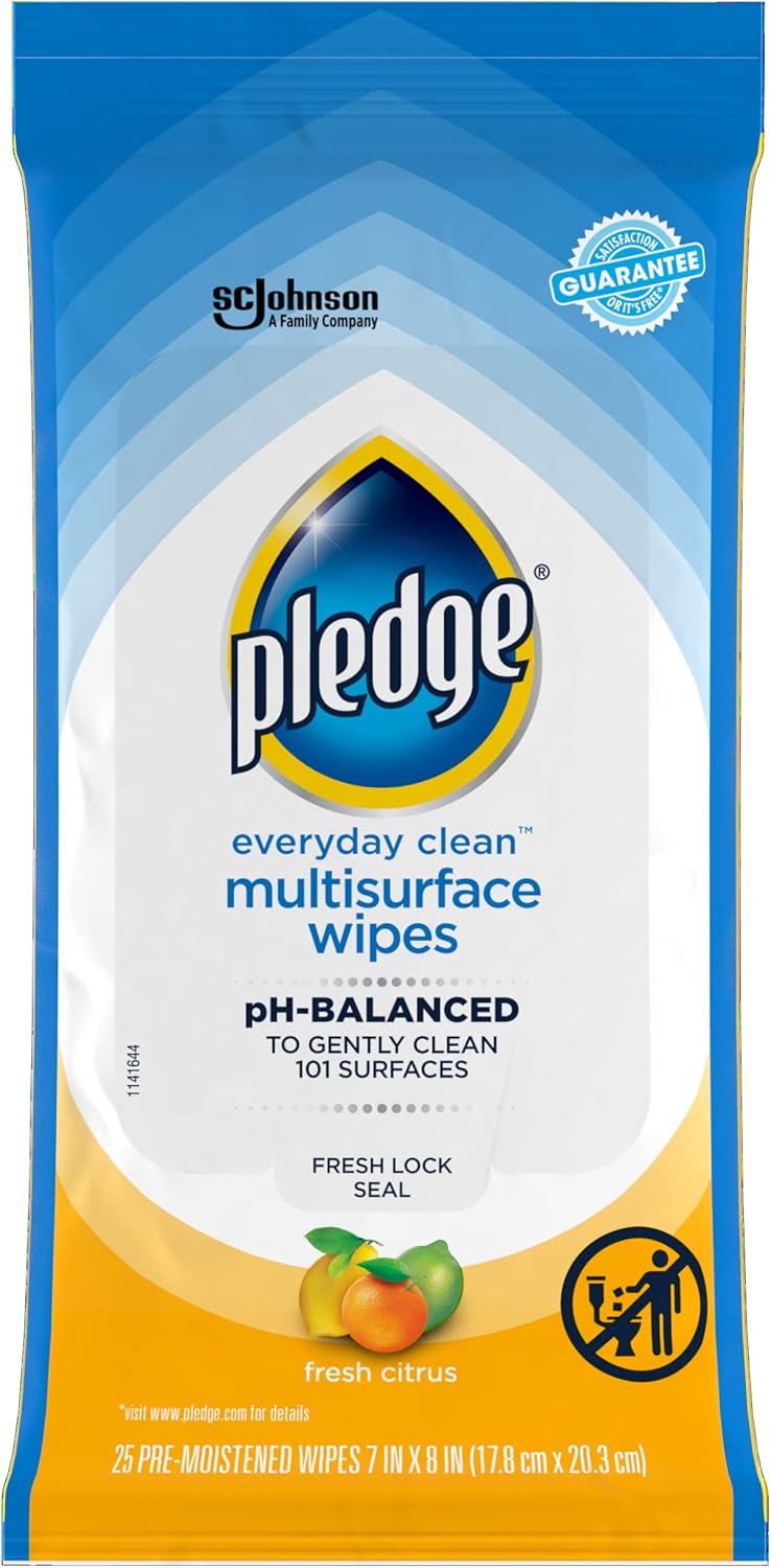 Pledge-Multisurface-Cleaning-Wipes,-pH-Balanced,-Fresh-Citrus,-25-Count-----------1293