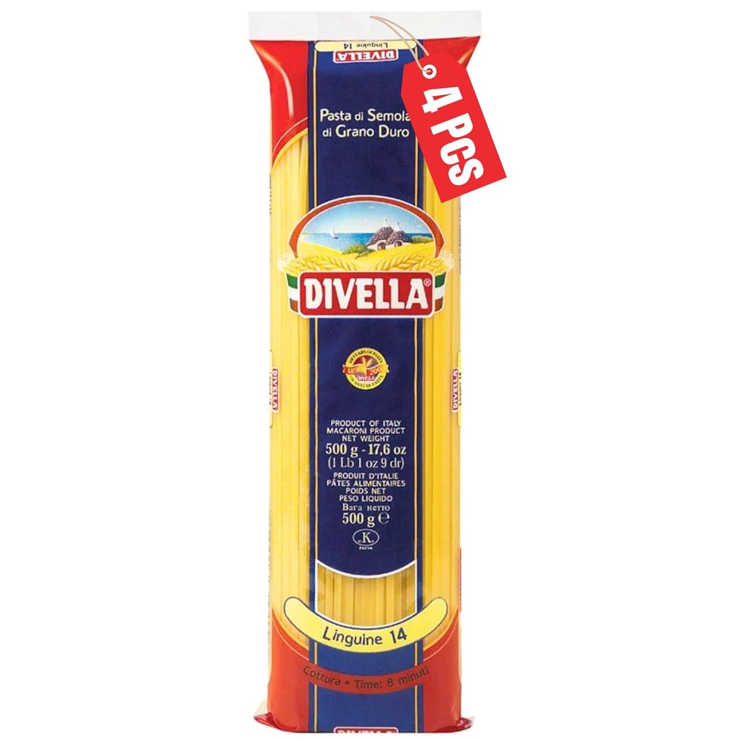 Divella-Linguine-Pasta-#14,-16-oz.-(Pack-of-547