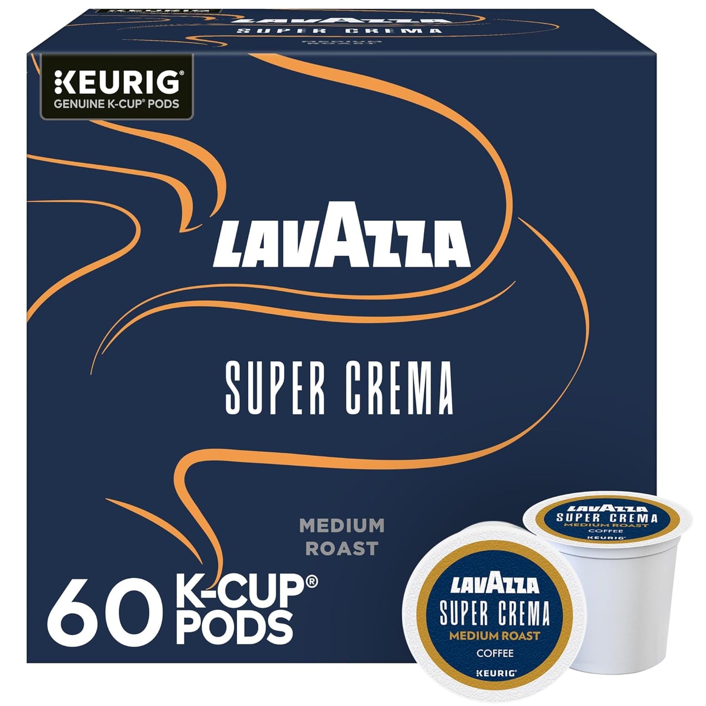 Lavazza-Super-Crema,-Single-Serve-Keurig-K-Cup-Pods,-Medium-Espresso-Roast-Coffee,-60-1366