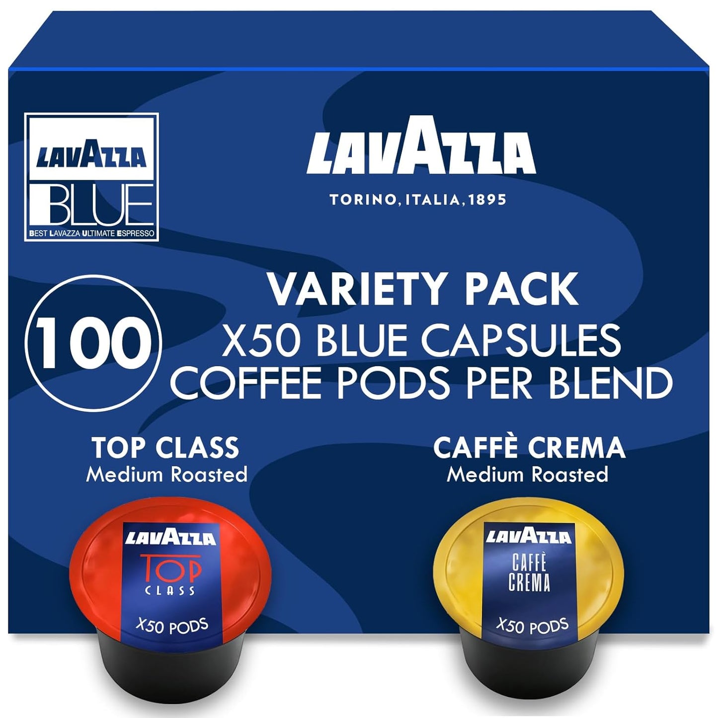 Lavazza-Paquete-variado-de-cápsulas-de-café-azul,-100-unidades-(50-cada2866