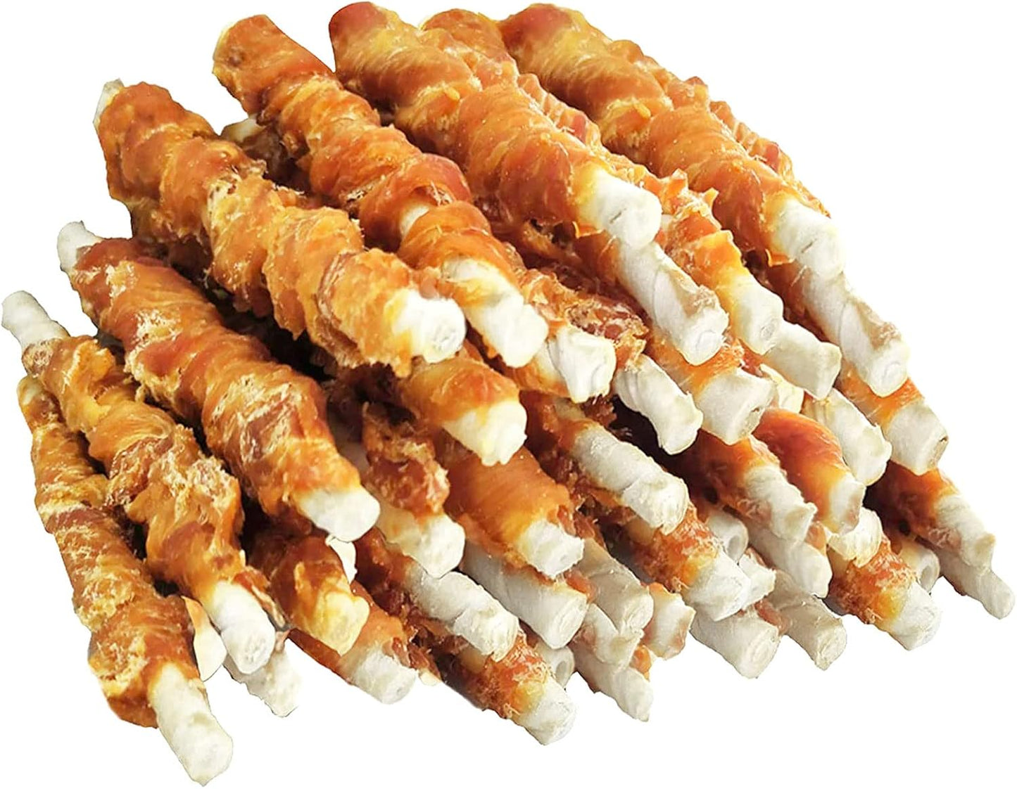 Dog-Treats,-Rawhide-Twist-Chicken-Hide-Sticks,-Suitable-4220