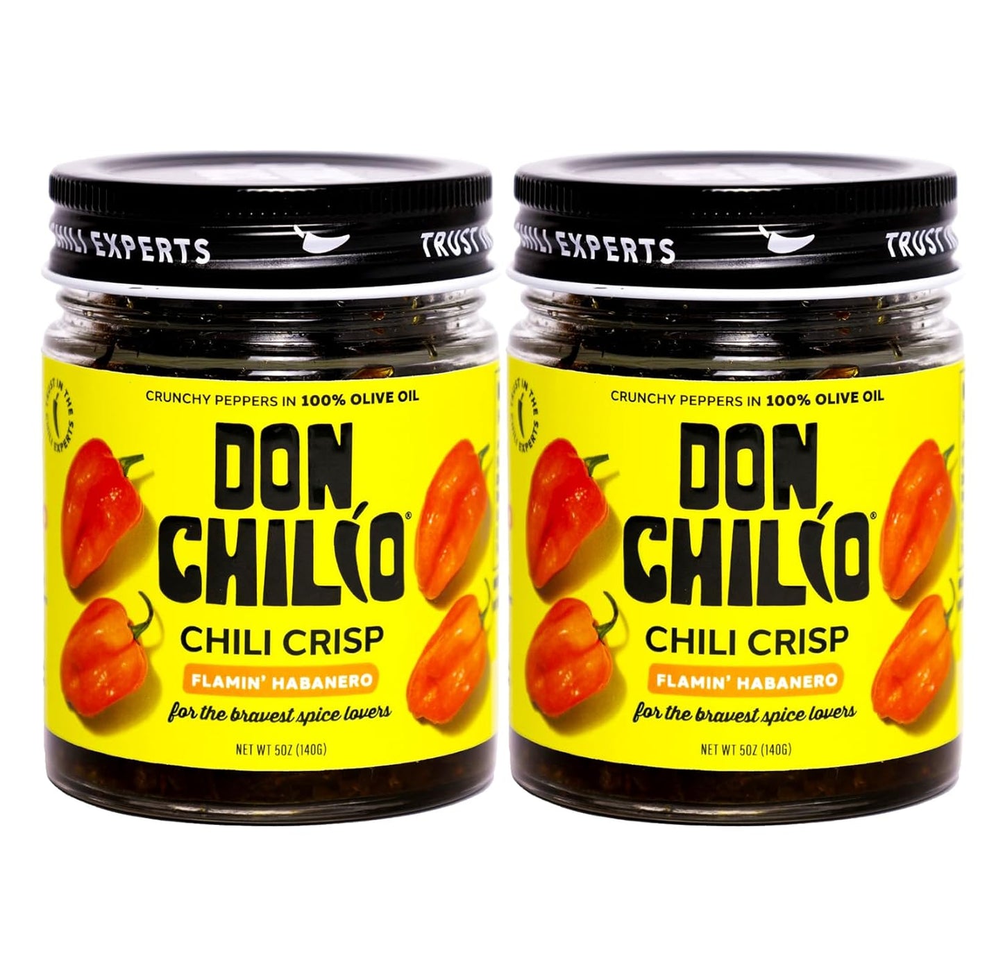 Don-Chilio-Hot-Habanero-Mexican-Chile-Crisp,-5-oz.,-2-Pack-–-1189