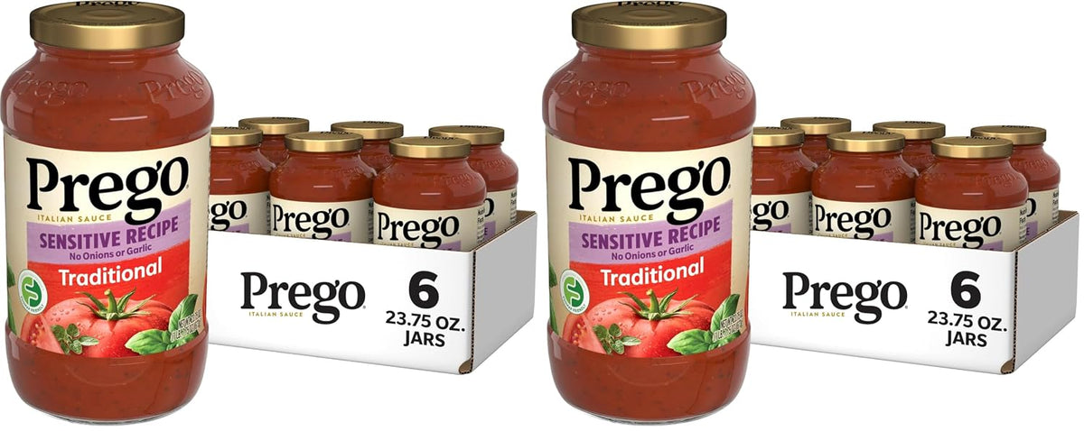 Prego-Traditional-Sensitive-Recipe-Low-FODMAP-Pasta-Sauce,-23.75-Oz-Jar-(Case-653