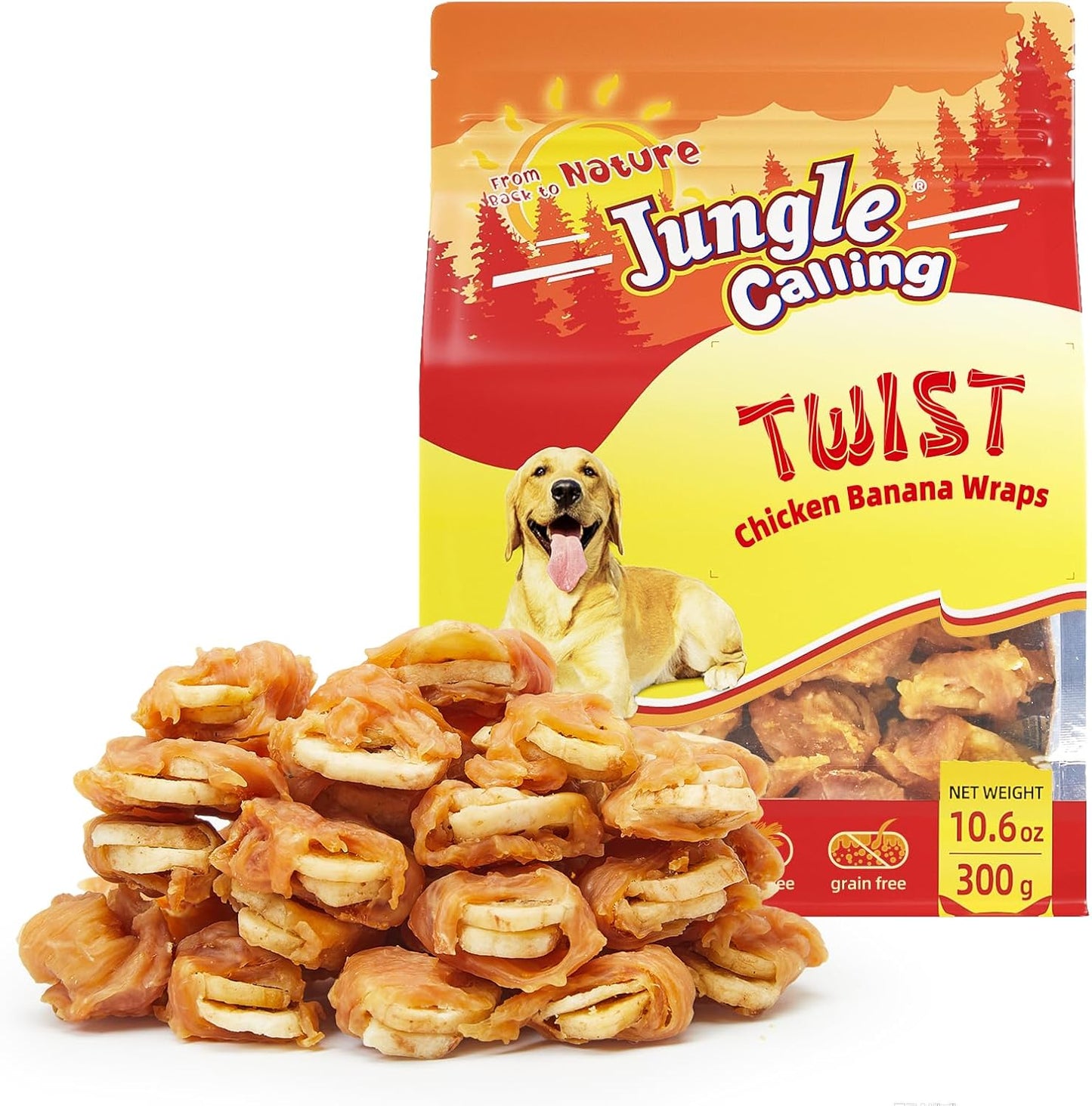 Jungle-Calling-Chicken-Wrapped-Banana-Dog-Treats-–-Healthy-Low-Fat,-Grain-Free-Snacks-1695